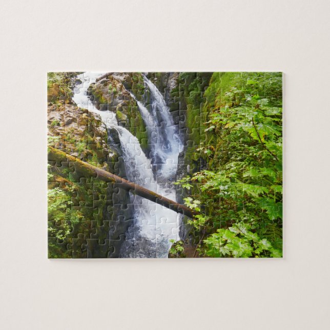 Puzzle Sol Duc Falls I at Olympic National Park (Horizontal)