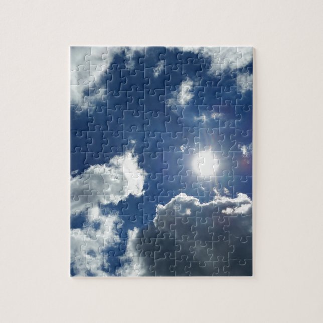 Puzzle sol y nubes (Vertical)