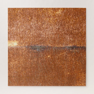 Puzzle Soldado metalizado, textura oxidada.