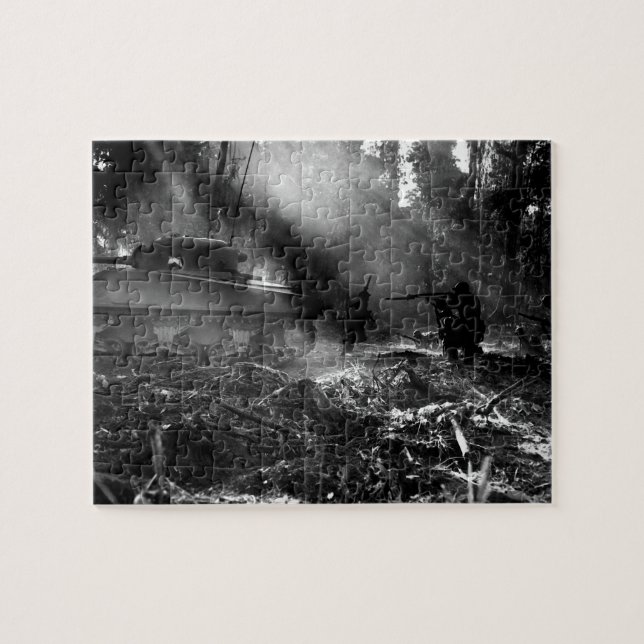 Puzzle Soldados en Bougainville (Solomon Island) 1944 (Horizontal)