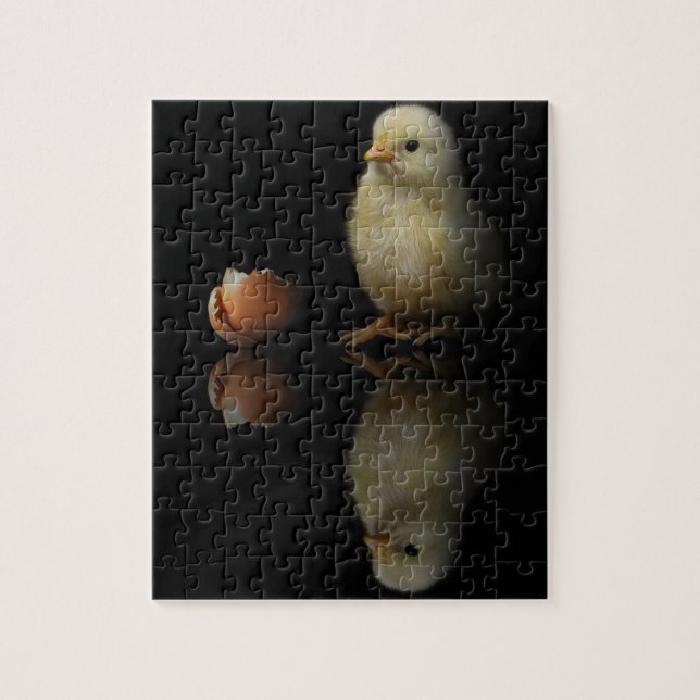 Puzzle Solo Chick con el sombrero (Vertical)