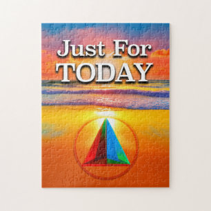 Puzzle Solo Para HOY Eslogan de Recuperación Playa al Ama