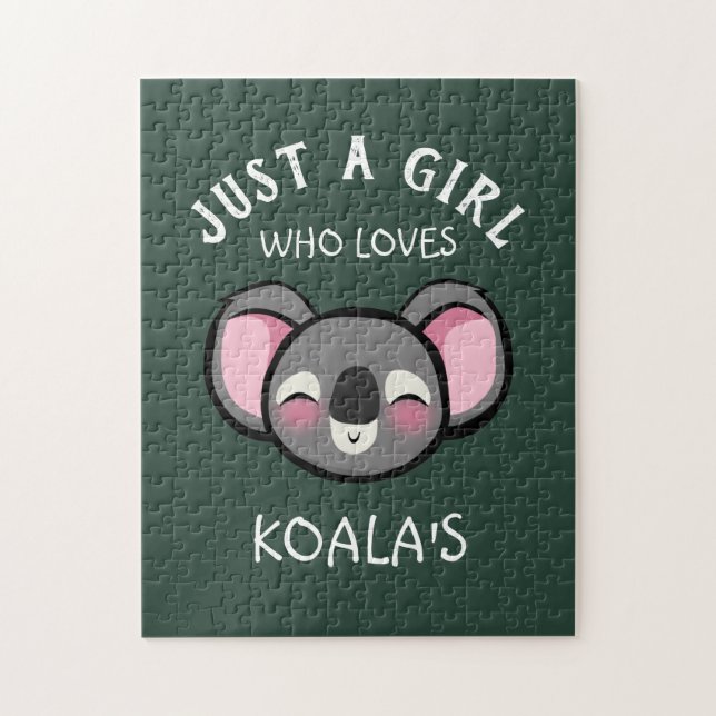 Puzzle Sólo un chica que ama el de Koala (Vertical)