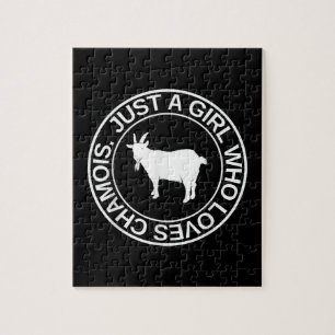 Puzzle Solo Una Chica Que Ama El Regalo Chamois Para La C