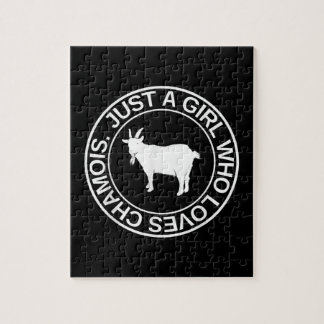 Puzzle Solo Una Chica Que Ama El Regalo Chamois Para La C