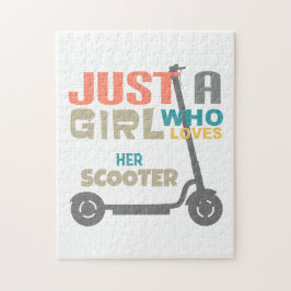 Puzzle Sólo una chica que ama su moto