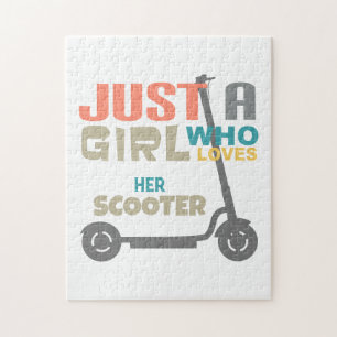 Puzzle Sólo una chica que ama su moto