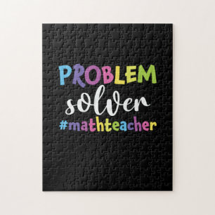Puzzle Solución de problemas del profesor de matemáticas