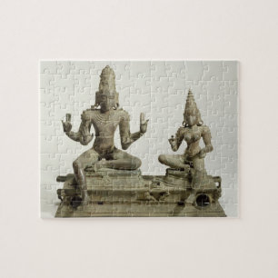 Puzzle Somaskanda, Chola, Tamil Nadu (bronce)