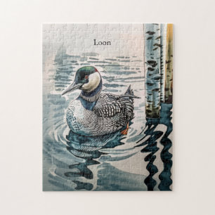 Puzzle Sombío en el Lago - texto personalizado