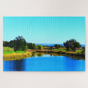 Puzzle "Sombras de árbol en Lincoln #2"