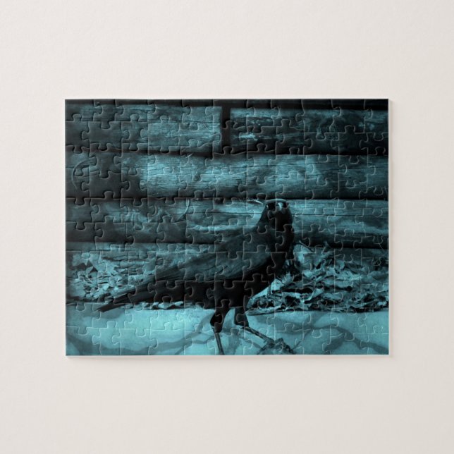 Puzzle Sombras de cuerdas azules (Horizontal)