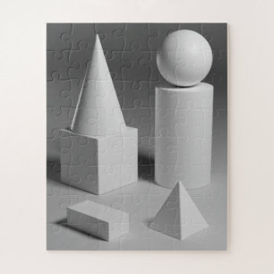 Puzzle Sombreado de formas geométricas