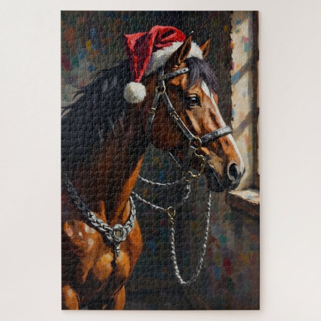 Puzzle Sombrero de Cuadra de Navidad Noble Claroscuro Cab (Vertical)