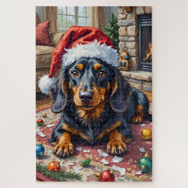 Puzzle Sombrero Destructor de Adornos de Navidad para Dac (Vertical)