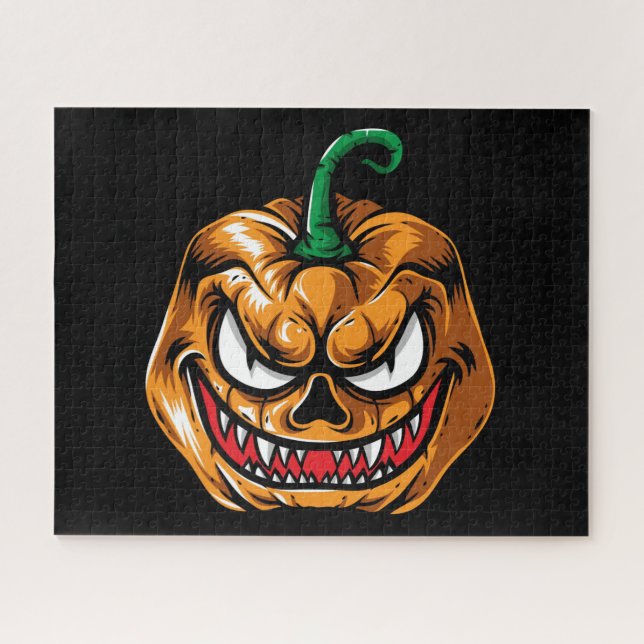 Puzzle Sombrío Jack-O-Lantern (Horizontal)