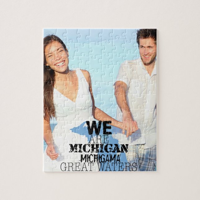 Puzzle Somos las grandes aguas de Michigan Michigama (Vertical)