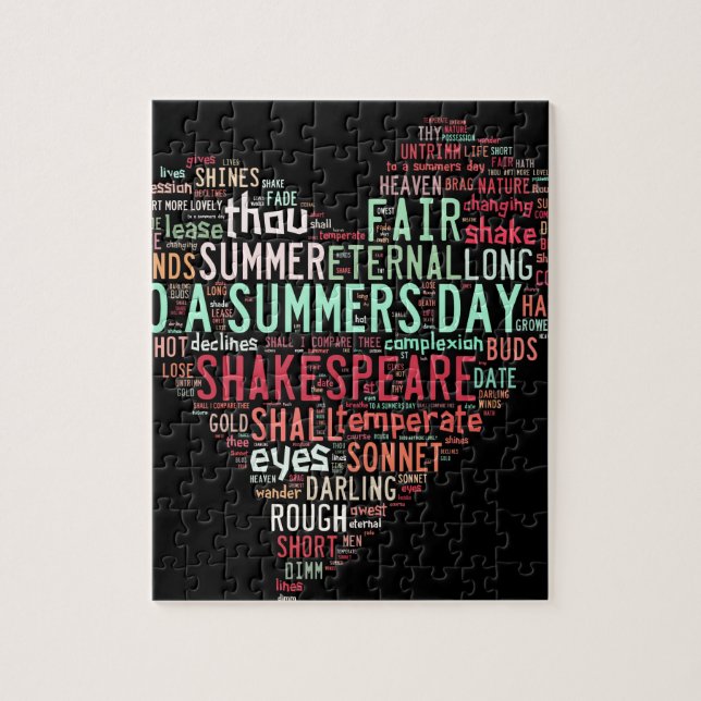 Puzzle Soneto de Shakespeare (Vertical)