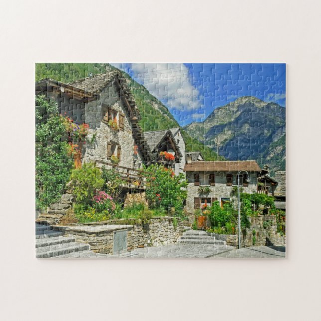 Puzzle Sonogno Suiza (Horizontal)