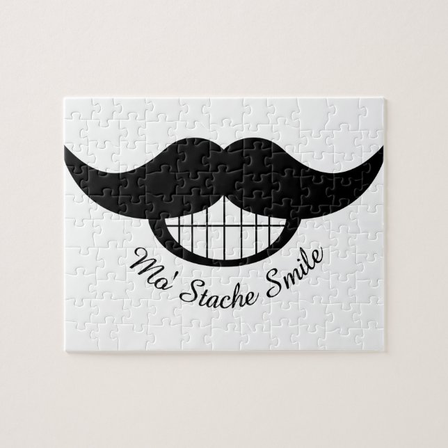 Puzzle Sonrisa de bigote (Horizontal)