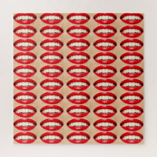 Puzzle Sonrisa perfecta Femme Fatale Pop-art