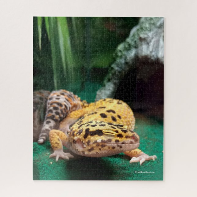 Puzzle Sonrisas divertidas de leopardo gecko para los Pap (Vertical)