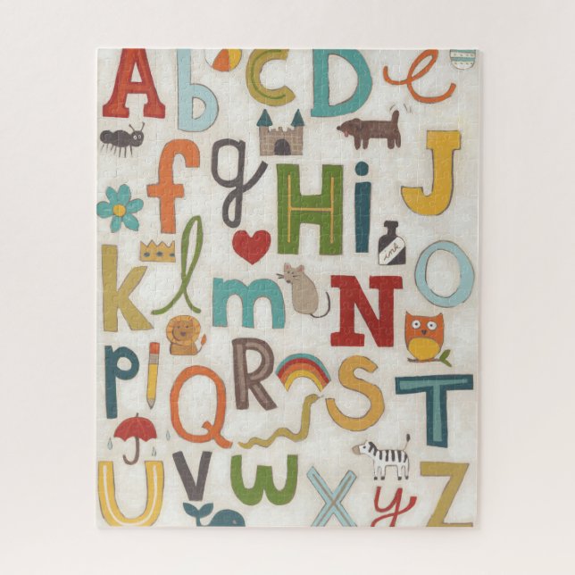 Puzzle Sopa de alfabeto (Vertical)