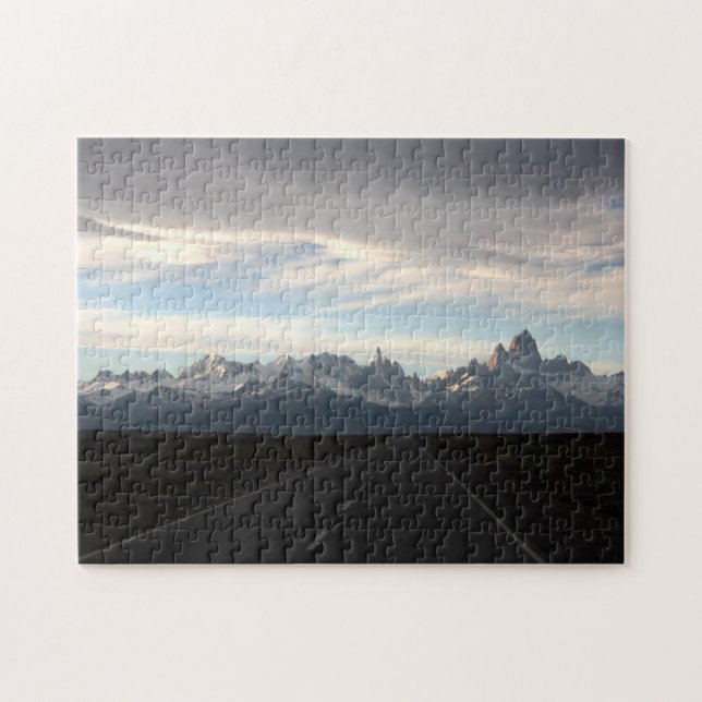Puzzle Soporte Fitz Roy y gama de los Andes (Horizontal)