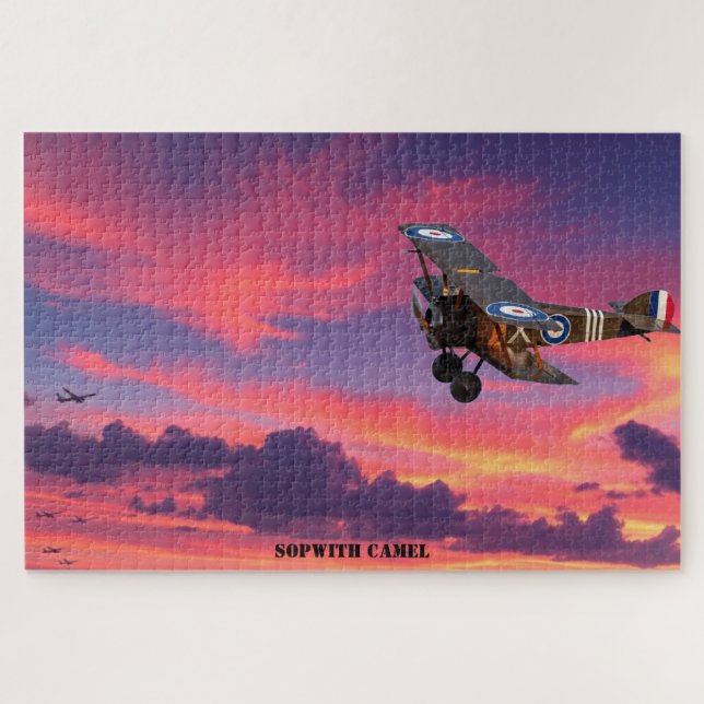 Puzzle Sopwith Camel: Alas de la Edición Historia 2 (Horizontal)