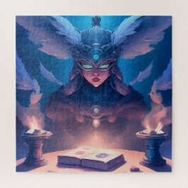 Puzzle Sorceress  Getting Ready To Cast Spell