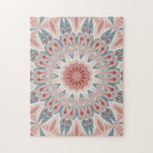 Puzzle Sorprendente arte fractal moderno Kaleidoscope Man