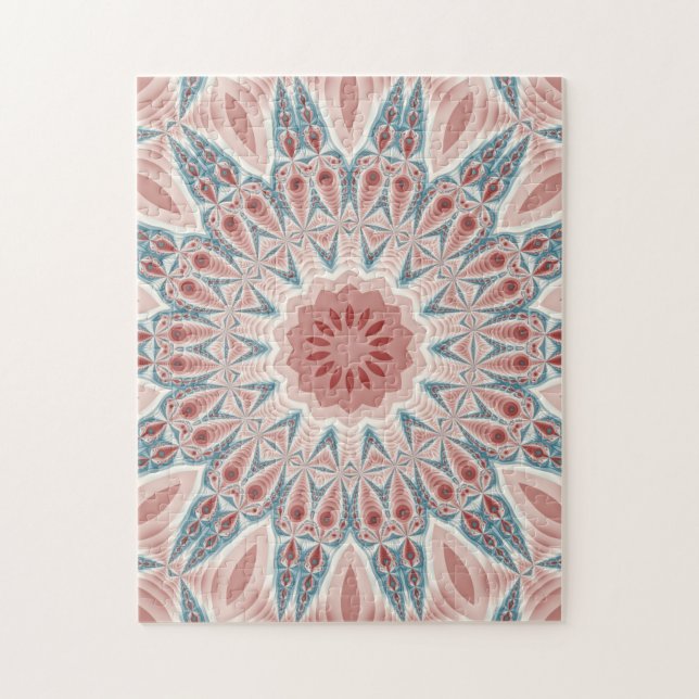 Puzzle Sorprendente arte fractal moderno Kaleidoscope Man (Vertical)