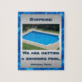 Puzzle Sorpresa personalizada de la piscina