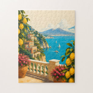 Puzzle Sorrento Italia Limones Viaje Vintage