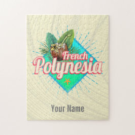 Puzzle Souvenir de la Polinesia Francesa Island Pacific V