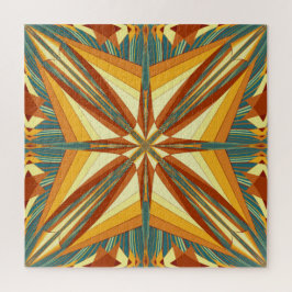 Puzzle Souwestern Golden Sun Rays Diseño de una manta ind