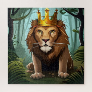 Puzzle ¡Soy el Rey de la Selva!