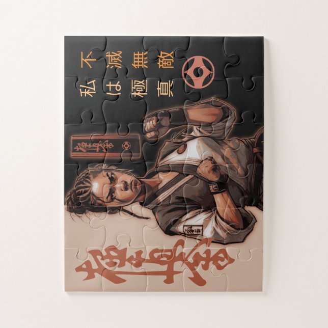 Puzzle Soy Kyokushin, Indestructible, Invencible (Vertical)