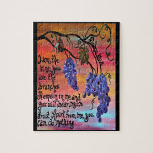 Puzzle Soy la vid Juan 15 5