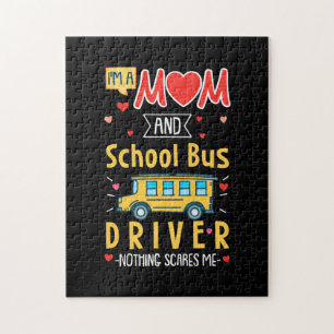 Puzzle Soy Mamá Y Conductora De Autobús Escolar