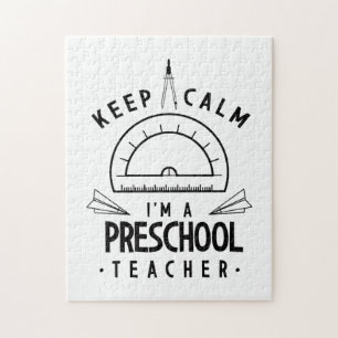 Puzzle Soy Profesora De Preescolar