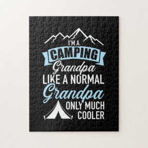 Puzzle Soy Un Abuelo De Camping