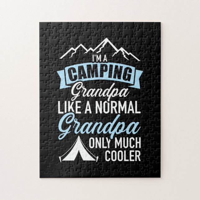 Puzzle Soy Un Abuelo De Camping (Vertical)