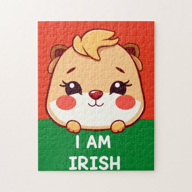 Puzzle Soy un animal irlandés lindo (Vertical)
