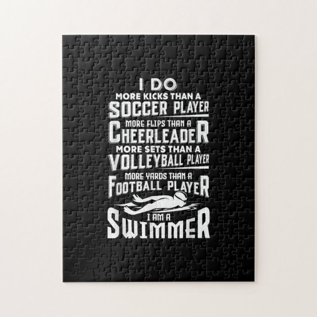 Puzzle Soy Una Piscina Divertida Para Nadar Regalo Para N (Vertical)
