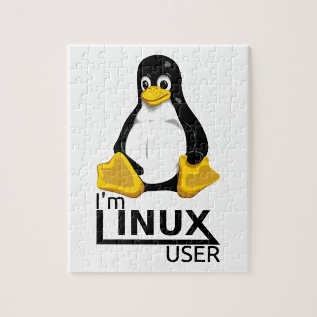 Puzzle Soy usuario de Linux (Vertical)