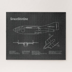 Puzzle SpaceShipOne - Planes de dibujo del plano aéreo PD