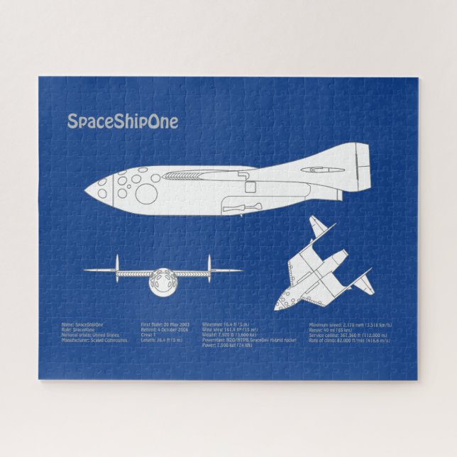 Puzzle SpaceShipOne - Planes de Planes de Planes de Plano (Horizontal)
