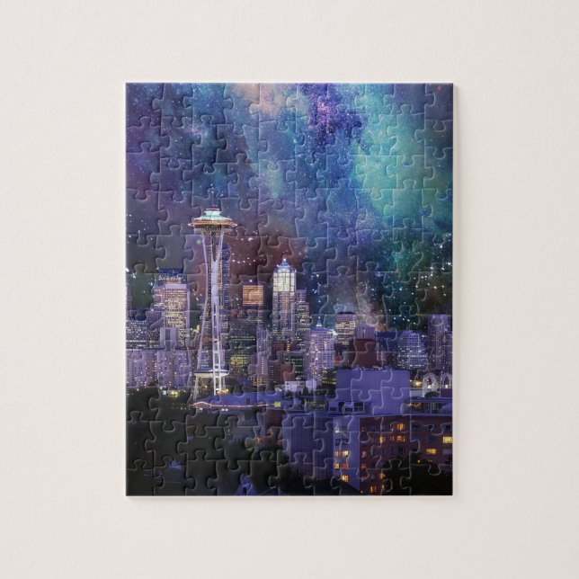 Puzzle Spacey Seattle (Vertical)