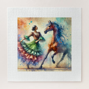 Puzzle Spanish Dancer 300724AREF138 - Watercolor